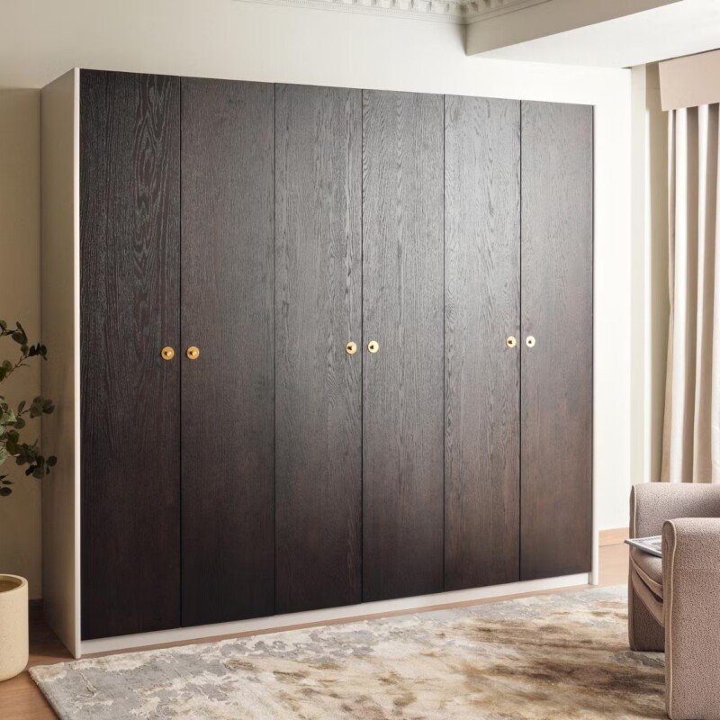 Antique Wooden Hinged Wardrobe
