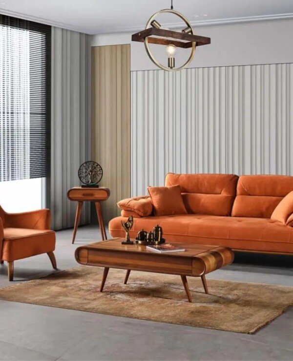 Fabric Sofa Set