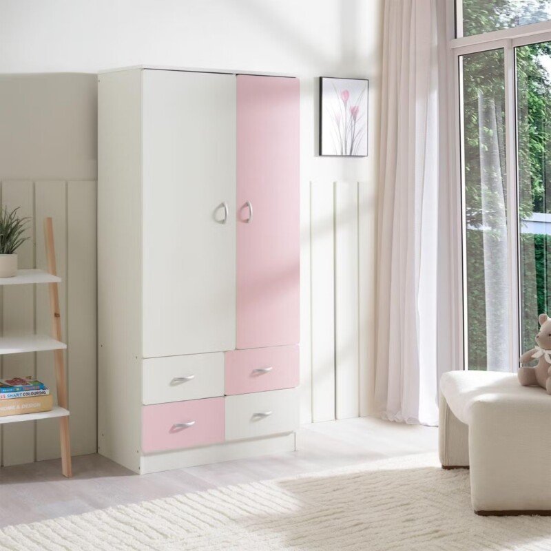 2 Door Wardrobe With 2 Drawer